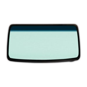 Front windscreen – green tint, blue shade band