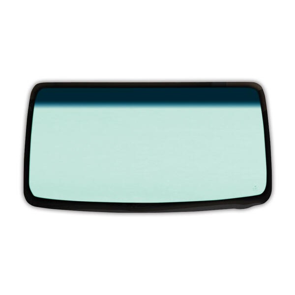 Front windscreen – green tint, blue shade band