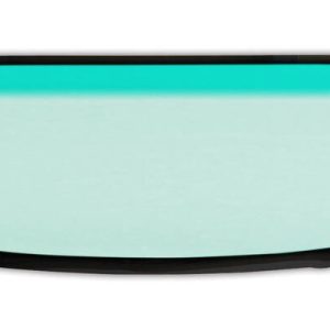 Front windscreen - green tint, green shade band