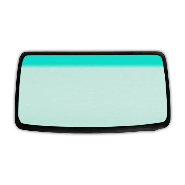 Front windscreen – green tint, green shade band